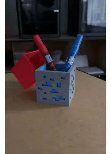Portalápices De Lapislázuli Minecraft - Foto 2