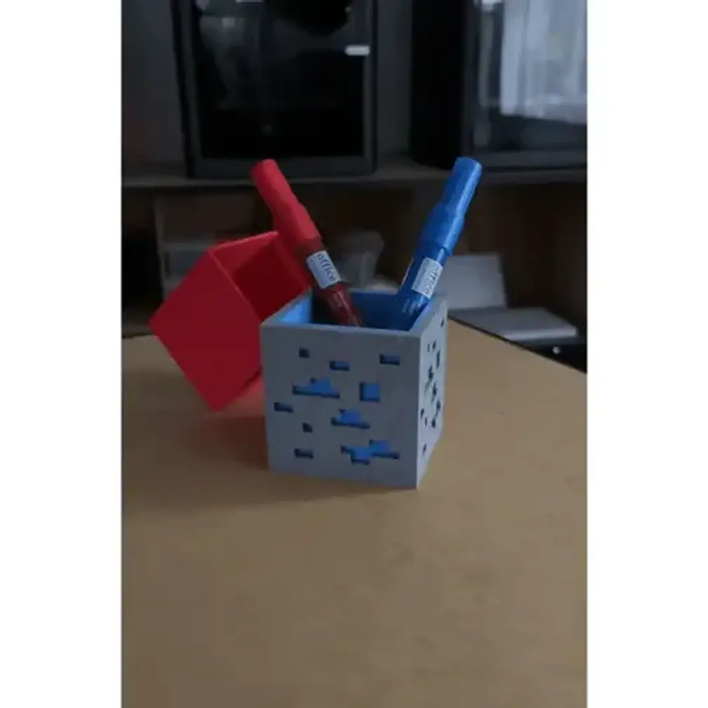 Portalápices De Lapislázuli Minecraft 2