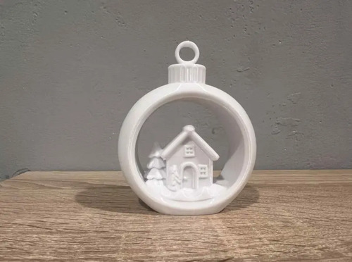 Bola De Navidad Con Casa De Navidad - Foto 3