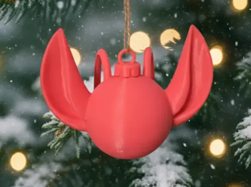 Ángel Adorno De Navidad - Stitch