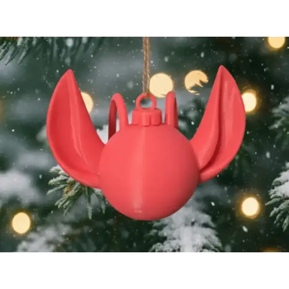 Ángel Adorno De Navidad - Stitch 1