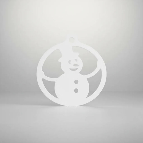 Adorno Navideño De Nieve