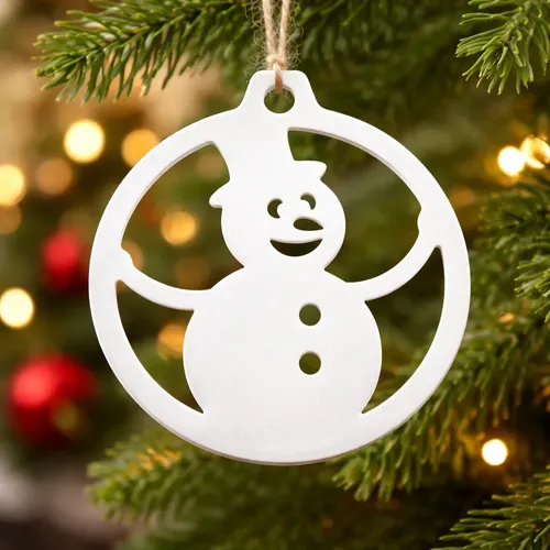 Adorno Navideño De Nieve - Foto 3
