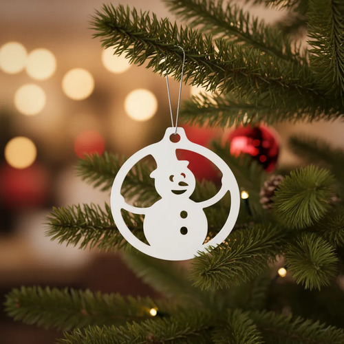 Adorno Navideño De Nieve - Foto 4