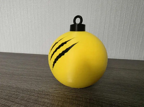 Bola De Navidad Con Arañazos De Wolverine - Foto 4