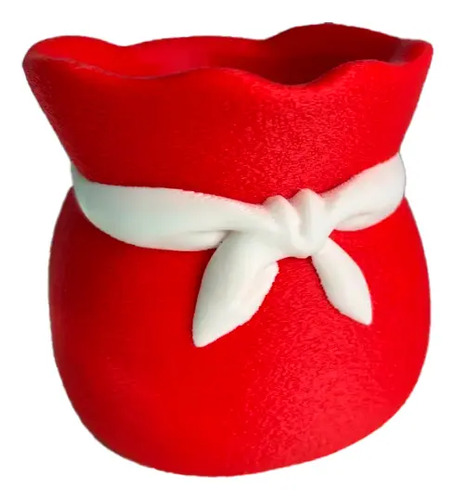 Adorno Navidad - Jarrón En Forma De Bolsa De Regalo