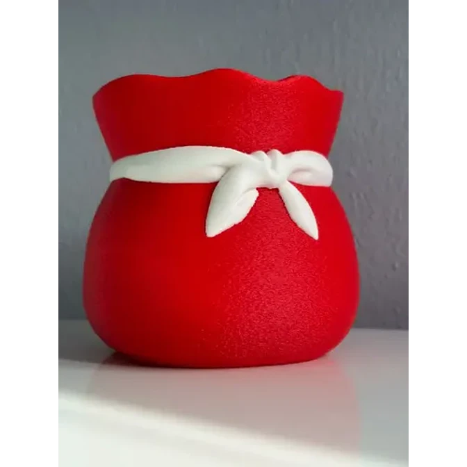 Adorno Navidad - Jarrón En Forma De Bolsa De Regalo 3