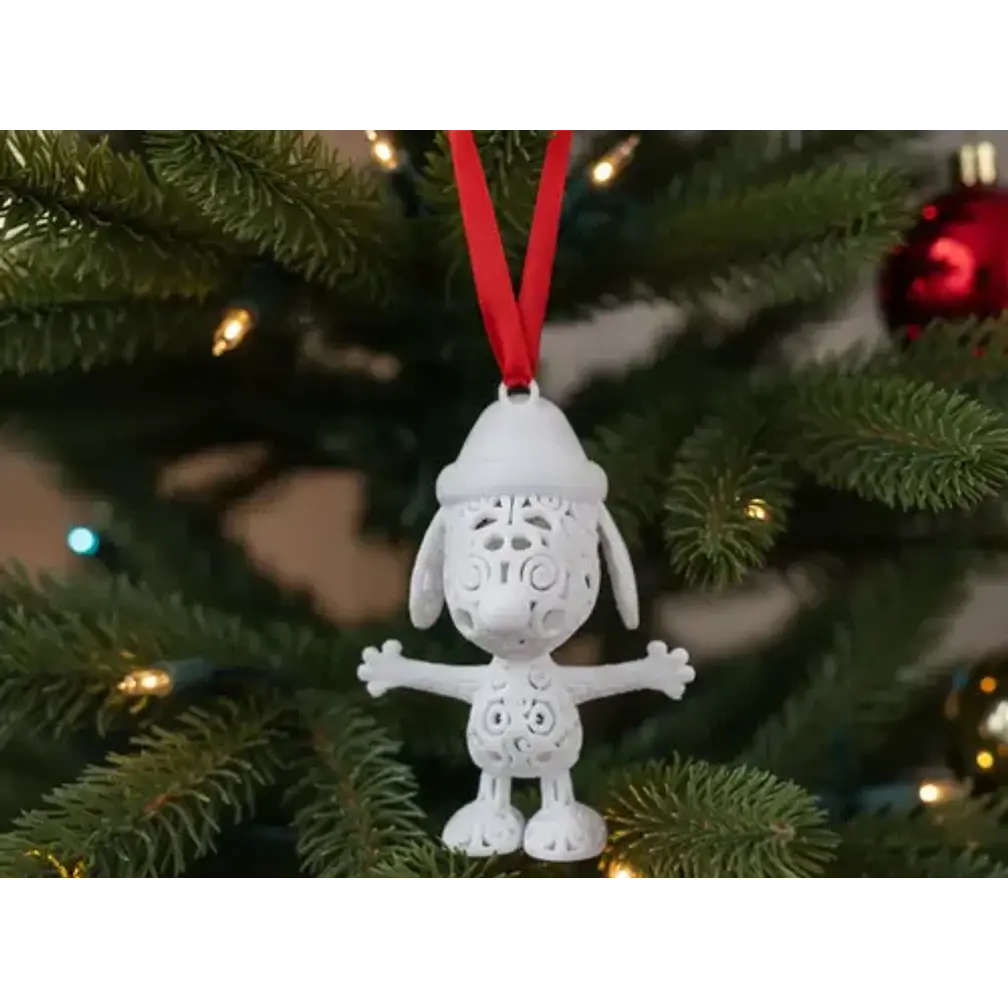 Adorno Ornamental Navideño De Snoopy 1