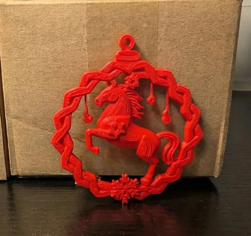 Adorno Navidad - Caballo De Fuego - Foto 2