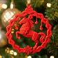 Adorno Navidad - Caballo De Fuego - Miniatura 3