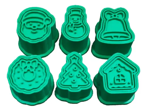 Cortador De Galletas - Tema Navideño (pack 6 Un)