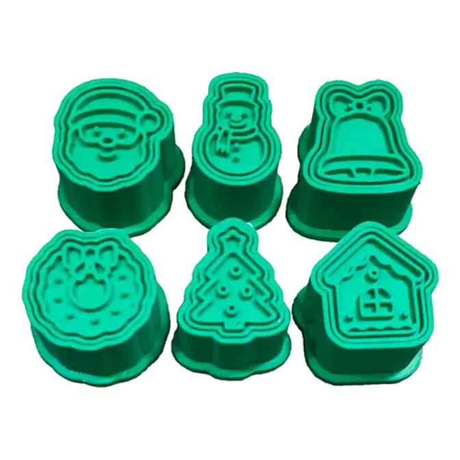 Cortador De Galletas - Tema Navideño (pack 6 Un) 1