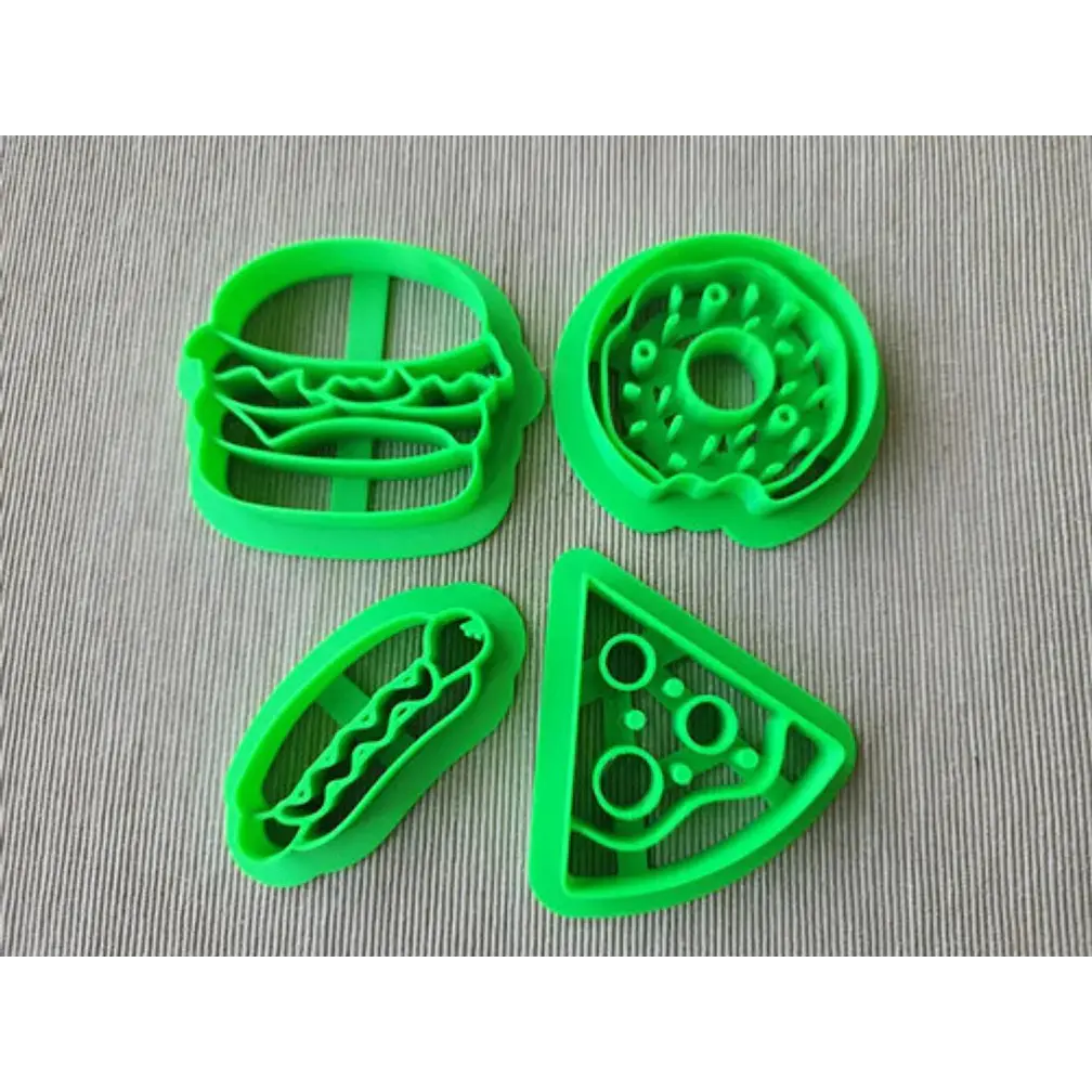 Cortadores De Galletas - Comida Rápida (pack 4 Un) 3