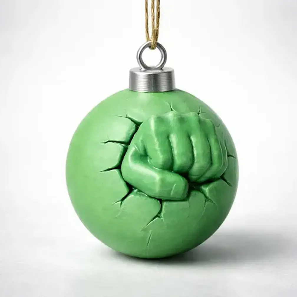 Adorno De Navidad De Hulk 1