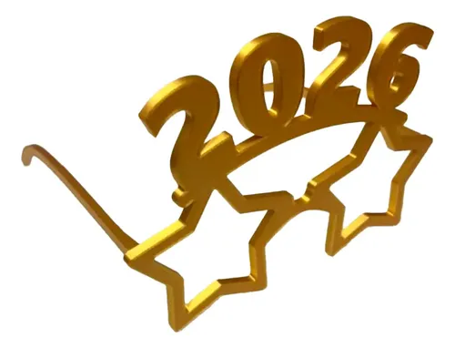 Lentes Estrella Cotillón - Año Nuevo 2026