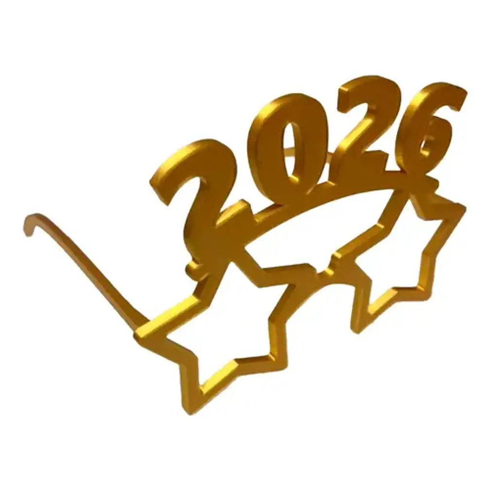 Lentes Estrella Cotillón - Año Nuevo 2026 1