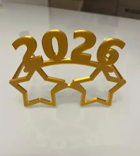 Lentes Estrella Cotillón - Año Nuevo 2026 - Foto 2