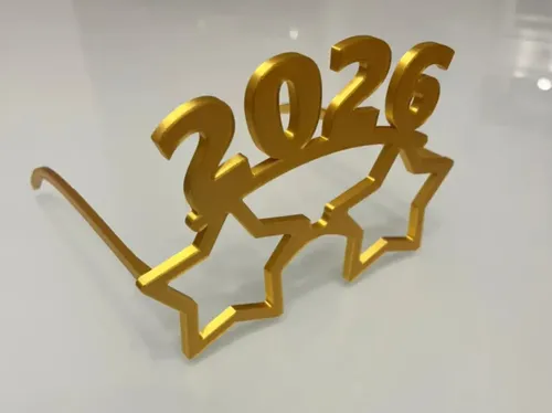 Lentes Estrella Cotillón - Año Nuevo 2026 - Foto 3