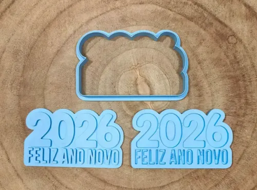 Cortador De Galletas - Feliz Año Nuevo 2026 - Foto 4
