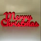 Adorno - Letrero Feliz Navidad - Miniatura 3