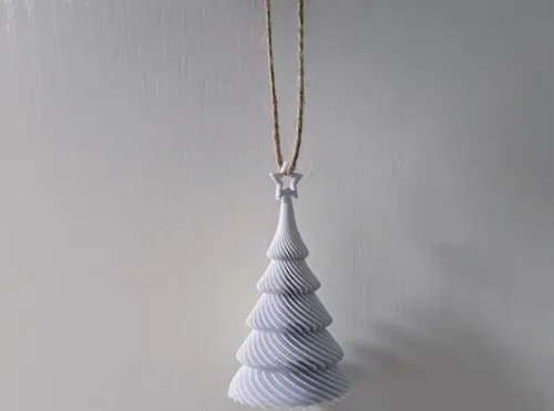 Adorno Espiral Para Árbol De Navidad