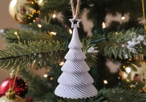 Adorno Espiral Para Árbol De Navidad - Foto 2