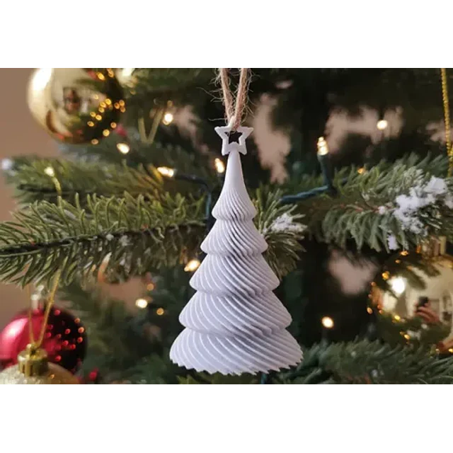Adorno Espiral Para Árbol De Navidad