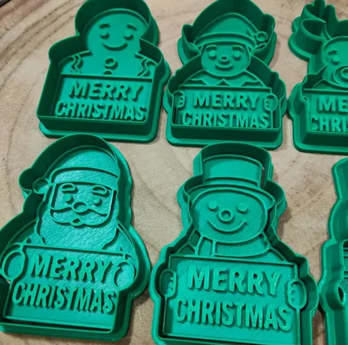 Juego De Cortadores De Galletas Navideños (pack 6 Un) - Foto 3