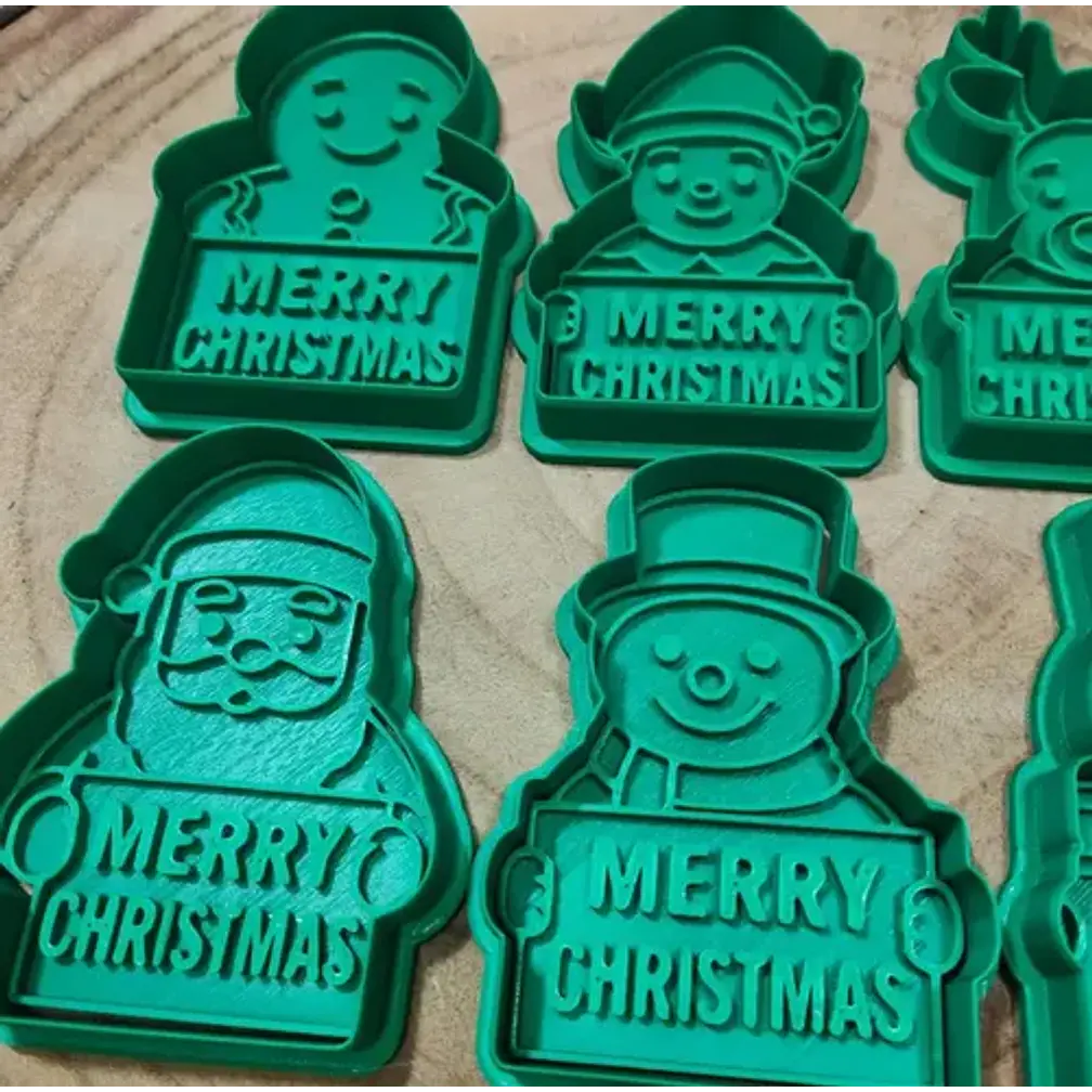 Juego De Cortadores De Galletas Navideños (pack 6 Un) 3