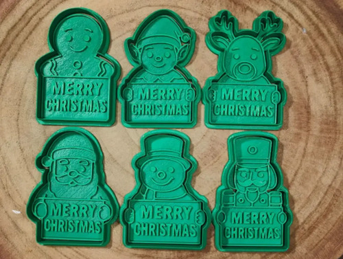 Juego De Cortadores De Galletas Navideños (pack 6 Un) - Foto 4
