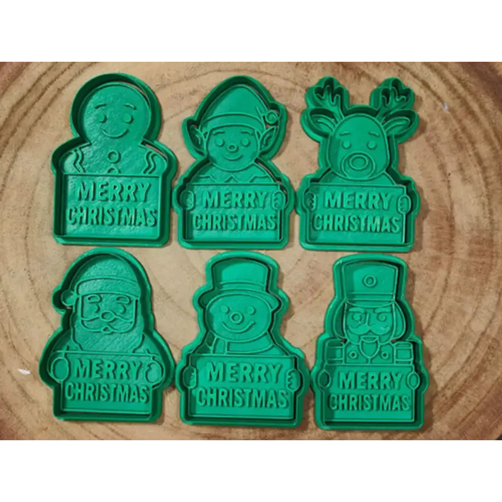 Juego De Cortadores De Galletas Navideños (pack 6 Un) 4