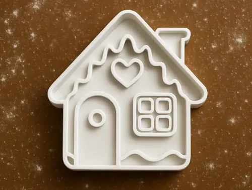 Cortador De Galletas Casa De Navidad