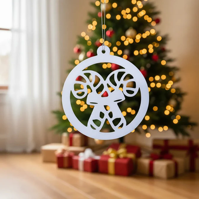 Adorno Para El Árbol De Bastones Navideños 2