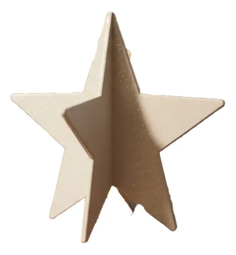 Adorno Navidad - Estrella De Pie Minimalista