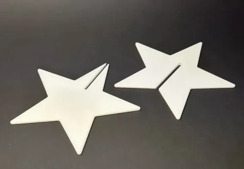 Adorno Navidad - Estrella De Pie Minimalista - Foto 2