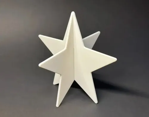 Adorno Navidad - Estrella De Pie Minimalista - Foto 3
