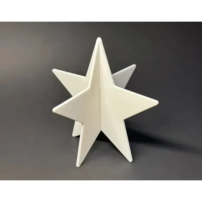 Adorno Navidad - Estrella De Pie Minimalista 3