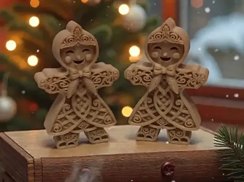 Adornos Navidad - Figuras De Jengibre (pack 2 Un) - Foto 4