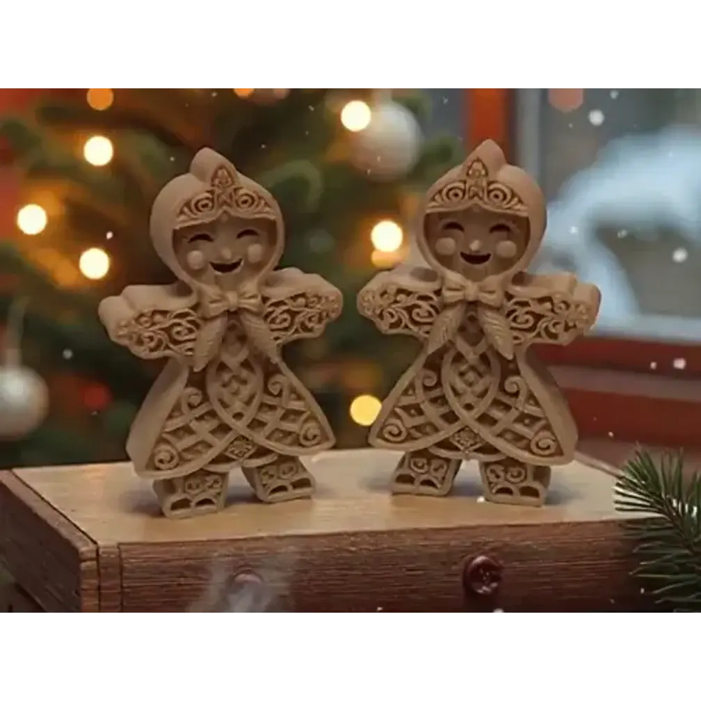 Adornos Navidad - Figuras De Jengibre (pack 2 Un) 4