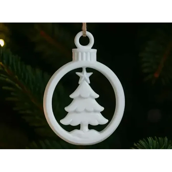 Bola De Navidad Con Árbol De Navidad 1