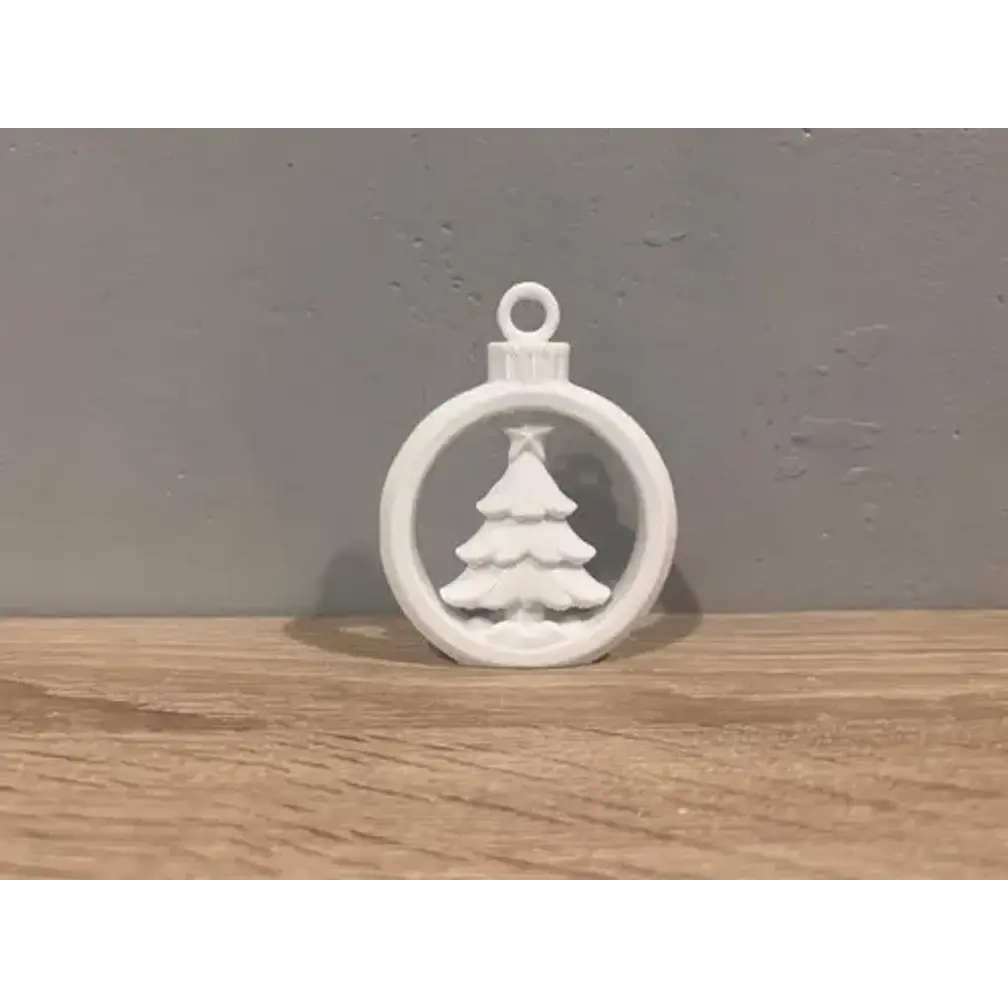 Bola De Navidad Con Árbol De Navidad 3