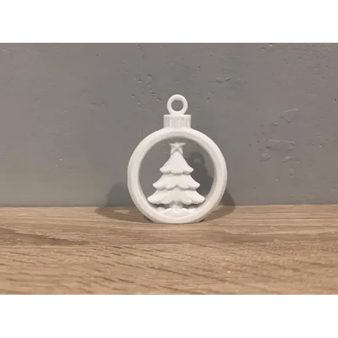 Bola De Navidad Con Árbol De Navidad 3
