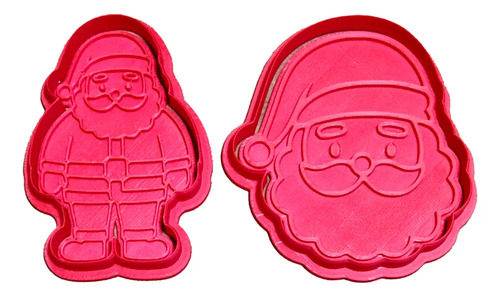 Cortadores De Galletas - Papa Noel (pack 2 Un)