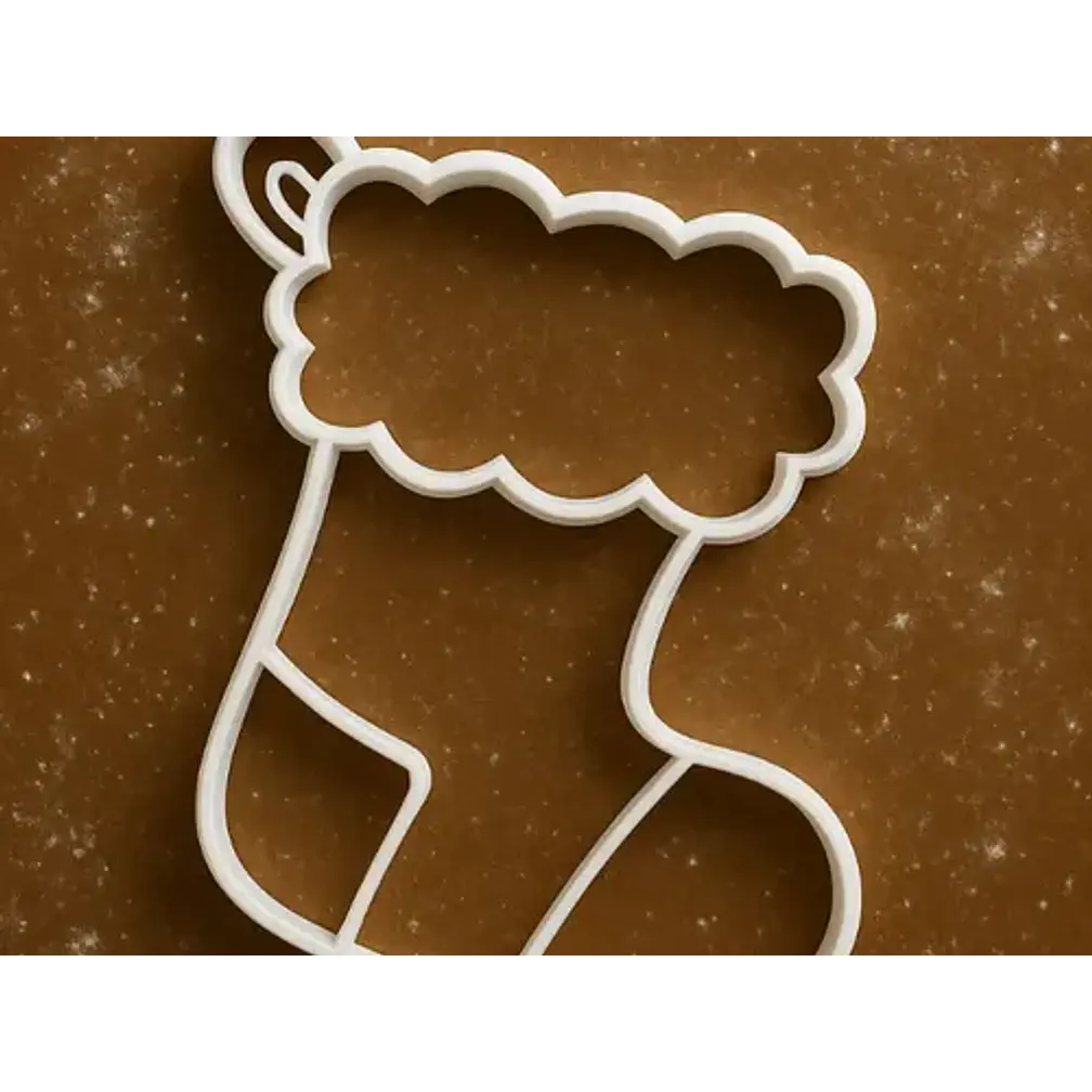 Cortador De Galletas De Calcetín Navideño 1