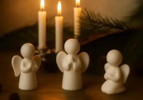 Adorno Navidad - Ángeles Navideños (pack 3 Un) - Foto 2