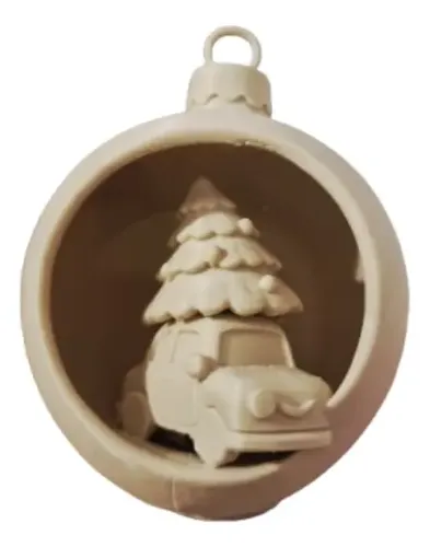 Adorno Para El Árbol De Navidad- Auto Navideño