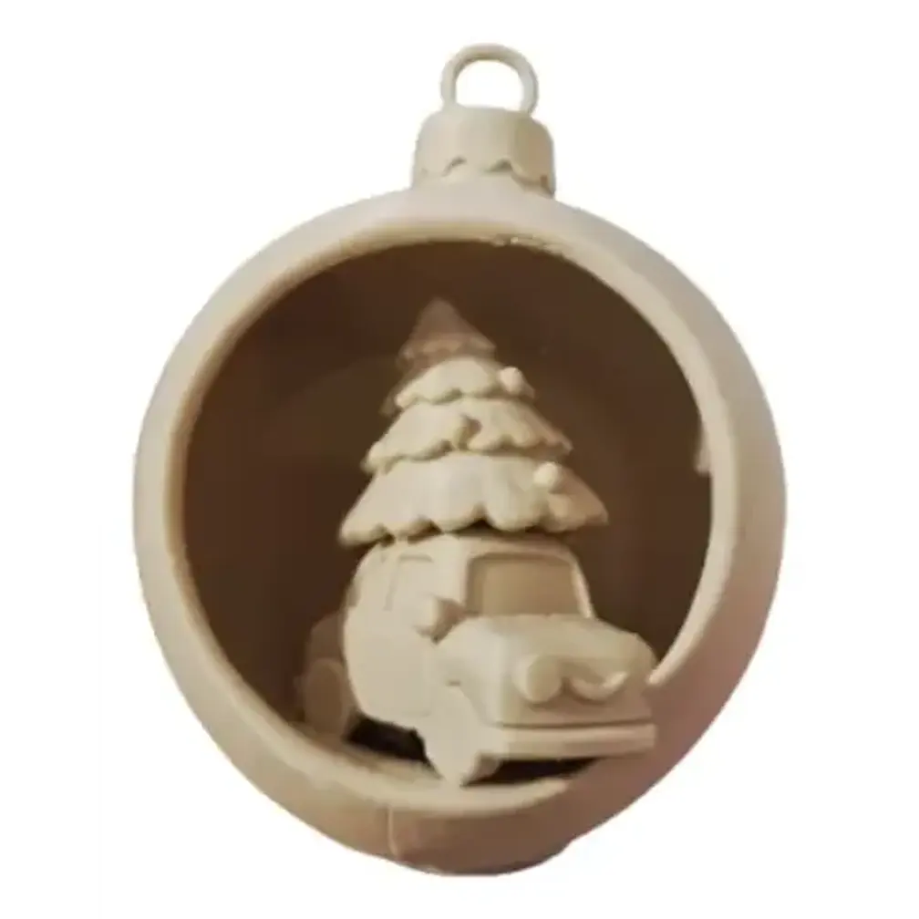 Adorno Para El Árbol De Navidad- Auto Navideño 1