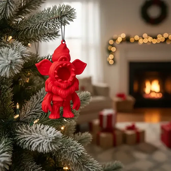Adorno De Navidad De Santa Demogorgon 2