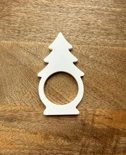 Adorno Navidad Árbol - Anillo Para Servilletas - Foto 3