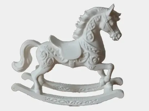 Adornos Navidad - Caballo Mecedor Ornamentado